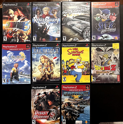 Playstation 2 PS2 Games Lot, Pick & Choose Video Game Lot w/some HIDDEN GEMS