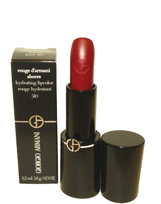 Giorgio Armani-Rouge D'Armani Sheers Hydrating Lip Color  # 510 Pink  NIB