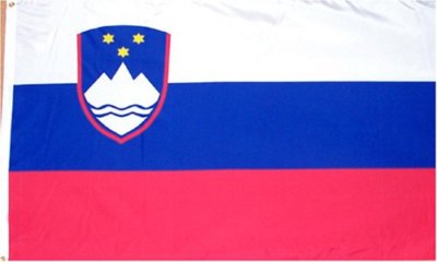 2x3 Slovenia Flag 2'x3' House Banner Grommets 100D w/ GROMMETS