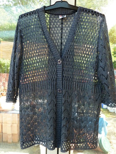 Strickjacke Strickweste Damenweste Damenjacke Weste Gr. 3XL