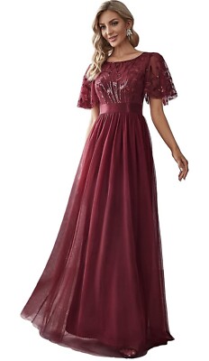 navy blue dress for baby girl Empire Waist Prom Dresses main image 1