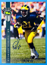 1992 Classic Four Sport Desmond Howard Auto Rookie Card/975 Michigan. rookie card picture