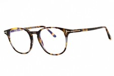 Tom Ford FT TF5832-B 055 Round Colored Havana 50 mm Men's Eyeglasses Frame