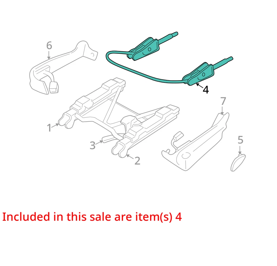 1997-2005 PONTIAC BUICK GRAND PRIX IMPALA RECLINER ASM P/SEAT 16837982 -  NEW - Image 2 of 3