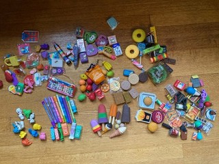 Huge Vintage Eraser Collection 1980s