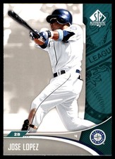 Jose Lopez 2006 SP Authentic #82 Mariners MLB READ FREE SHIPPING AutographDen