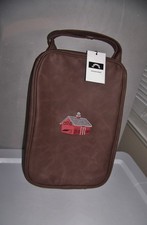 NEW JONES Leather Golf Shoes Tote Bag WESTCHESTER COUNTRY CLUB 9TH HOLE RED BARN