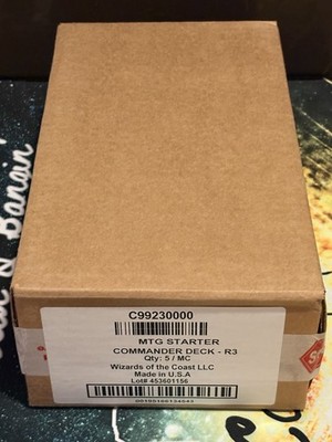 Magic The Gathering Starter Commander Deck Case (set of 5 decks) *FACTORY SEALED