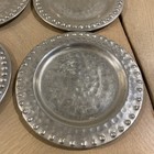 Vintage  IHI Hammered Aluminum Coasters Made In India — photo 5