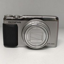 OLYMPUS STYLUS SH-50 Silver 16MP 24x Optics Zoom Digital Camera English