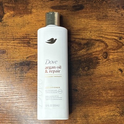 Dove Damage Therapy Argan Oil & Repair Conditioner Damaged Hair PETA 12oz