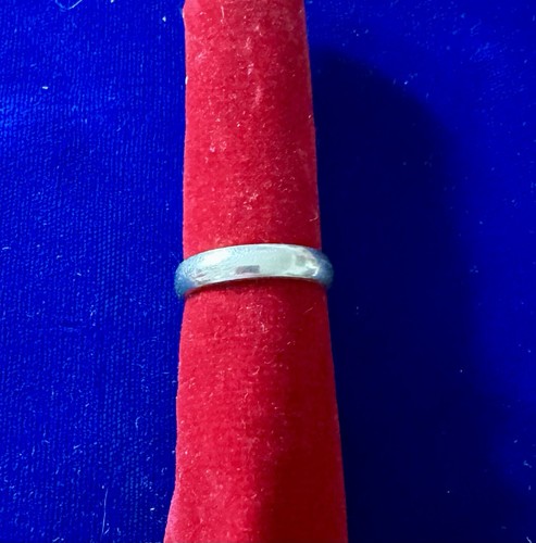 Solid 14K Yellow Gold Plain Wedding Band Ring Size 6.5 Classic Dome 3g Vintage