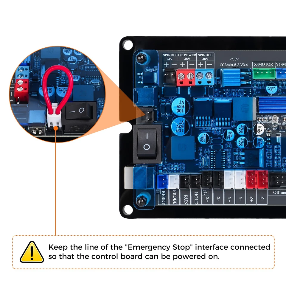 GRBL Controller Control Board 3Axis Stepper Motor For CNC Laser Engraver - Image 3 of 4