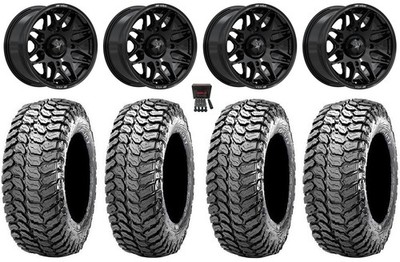 MSA Radar 15'' Wheels Black/Machined 29'' Liberty Tires Can-Am Defender