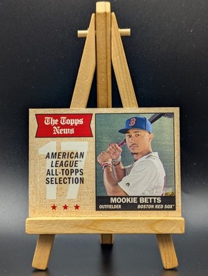 2017 Topps Heritage Mookie Betts alle Topps Auswahl Boston Red Sox