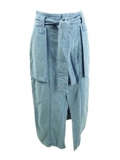 Free People Women's Catching Feelings Midi Skirt 0, Blueberry Pie 194374123066