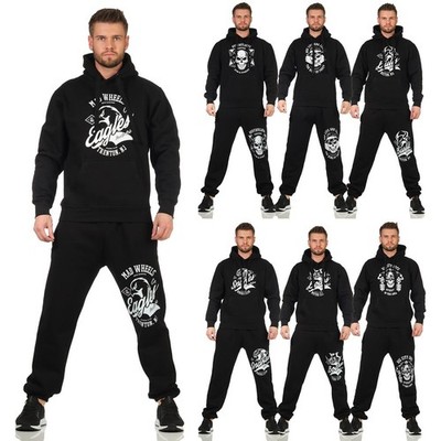 Herren Jogginganzug | Streetwear | Sportanzug | Hoodie-Sweatshirt | Hose | S-XXL