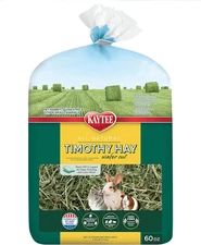 Kaytee Wafer Cut All Natural Timothy Hay for Pet Guinea Pigs, Rabbits & Other Sm