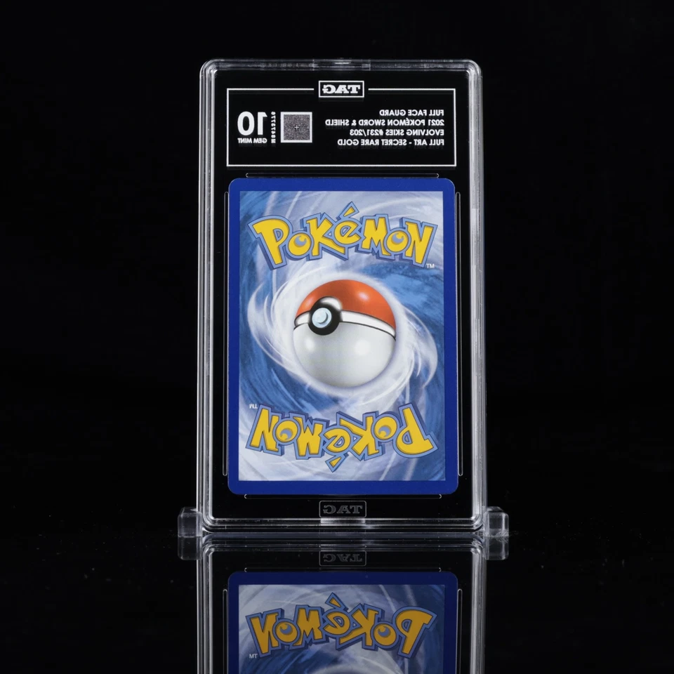 Full Face Guard 231/203 Gold Secret Rare Pokémon Evolving Skies TAG 10 - Image 2 of 2