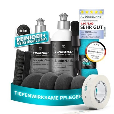 The Finisher by Koch Chemie LeatherTexClean & LeatherLock Lederpflege Set 10tlg.