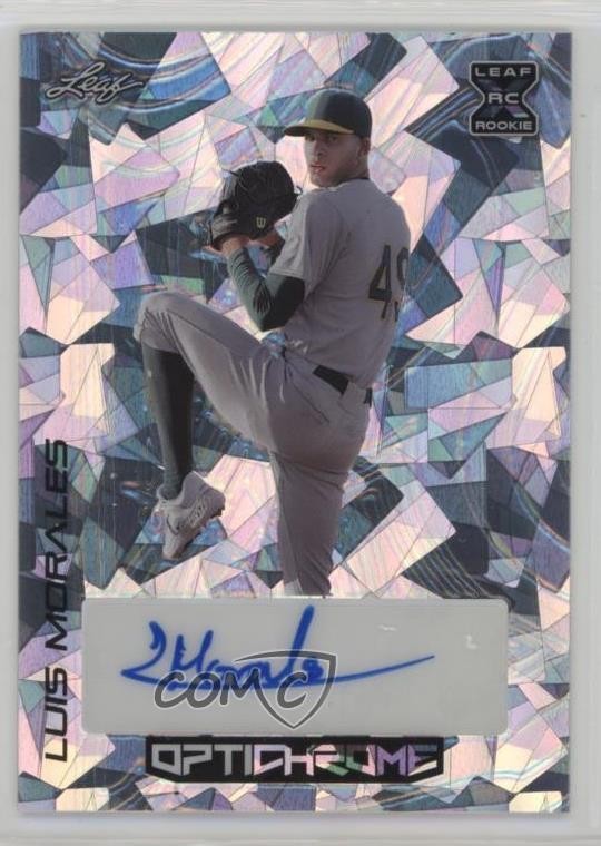 2023 Leaf Eclectic Optichrome Silver Crystals /5 Luis Morales #O-LM1 Auto 1n96