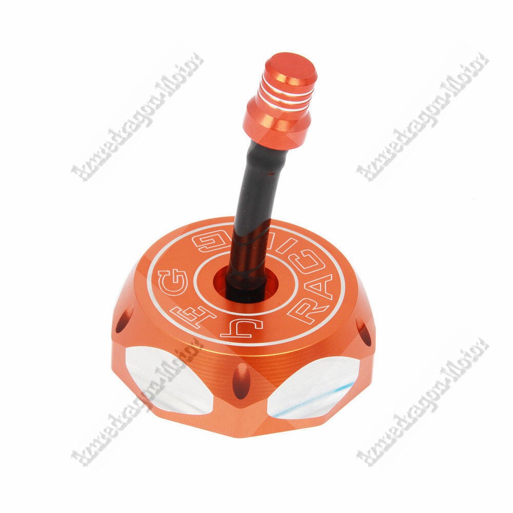 New For KTM EXC MXC SX 50-525 CNC Orange Gas Fuel Tank Cap Cover
