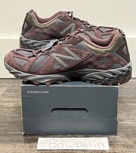 Zapatillas Trail New Balance 610 Gris Borgoña Hombre Talla 10, Mujer 7.5, ML610TG - Imagen 4 de 8