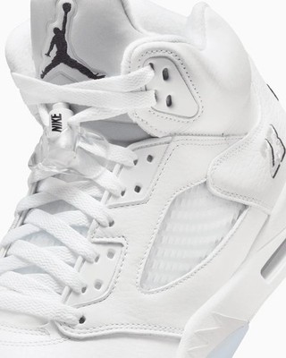Air Jordan 5 Retro White Metallic HQ7978-103 Men's GS PS TD Sizes