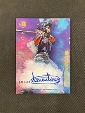 2021 Bowman Inception #PA-AMZ Angel Martinez Autograph /600 Cleveland Indians