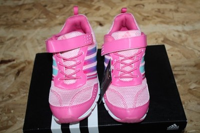 NIB ADIDAS A FAITO LT EL M20400 SHOES YOUTH SIZE 2 PINK FREE SHIPPING