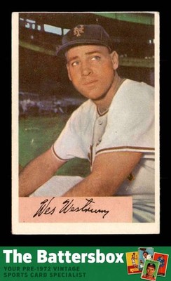 1954 Bowman #25 Wes Westrum   VG/VGEX X3745219