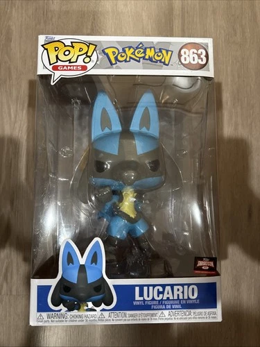Funko Pop! Pokemon Lucario #863 Target Con Exclusive 10"