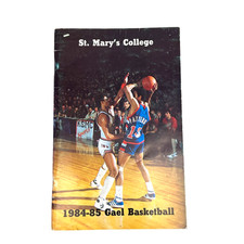 St Marys Gael Basketball 1984-85 Media Guide Vintage NCAA College Booklet