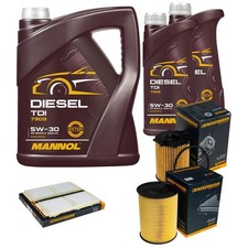 DENCKERMANN Controllo Set MANNOL Diesel TDI 5W-30 7L Per Mazda 3 1.6 MZR-CD