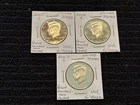 US KENNENDY 2005 S PROOF HALF DOLLAR 3 COIN LOT UNC A59
