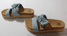 REEF Women's Cushion Vista Hi Support Sandals AC2 Denim US: 7.5 EU: 38 UK: 5.5