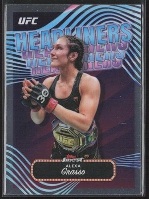 2024 Topps Finest UFC #HDL-12 Alexa Grasso Headliners!