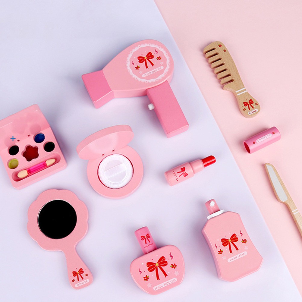 Kit Trucco Bambini Rosa Resistente all'usura Giocattolo Cosmetico Interattivo per Bambini foto 2
