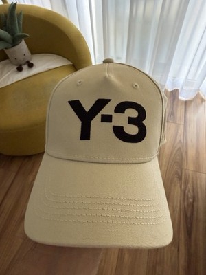 ADIDAS X Y-3 Yohji Yamamoto White Adjustable Bucket Baseball Hat