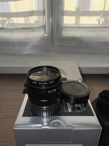 LEICA SUMMARIT-M 1:2,4/35mm ASPH 11671 + Filter UVA 13004 E46 MINT - Foto 5 di 10