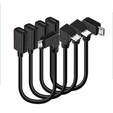 USB Type C Female to Micro USB Male Extension Cable Data Sync Charge Adaptor