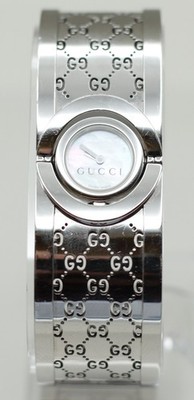 Gucci Twirl 112L Quartz Bangle Watch with Mother of Pearl  display picture 1