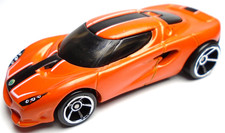 2013 HOT WHEELS SHOWROOM LOTUS PROJECT M250 ORANGE 1:64 DIECAST 2 3/4" CAR BLACK