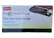 Staples Deluxe Cassetto Tastiera con Mouse Pad Integrato ~ NUOVO
