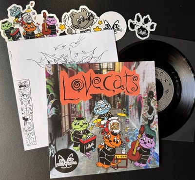 The Cure The Lovecats 7'' W/ Unique Sleeve By Lovecats.US (please Read)