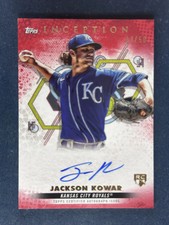 2022 Topps Inception Red Jackson Kowar Autograph Royals /50 RC