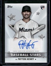 2022 Topps #BSA-PH Baseball Stars Autographs Payton Henry