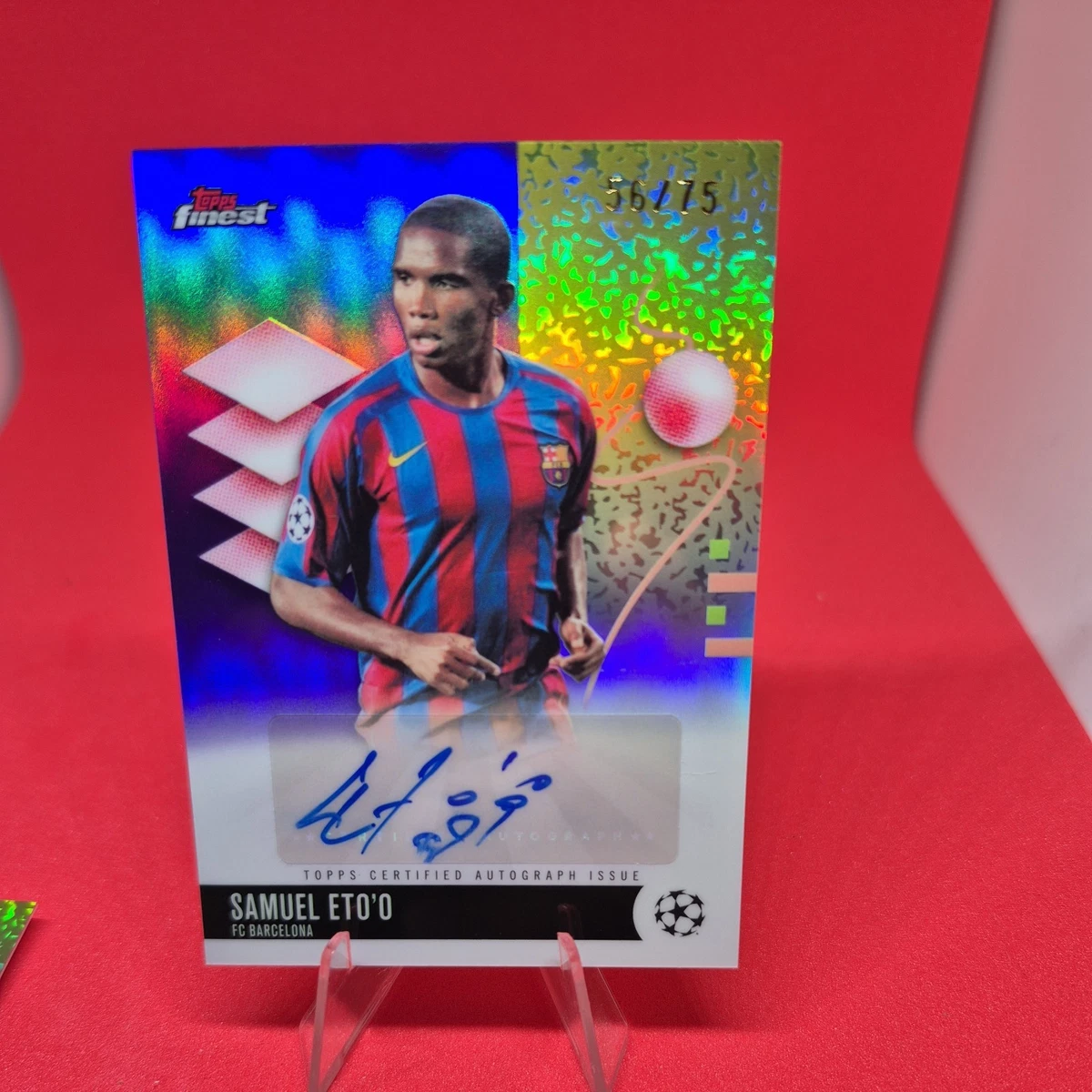 Topps Soccer FC Barcelona Autographed Sports Trading Cards