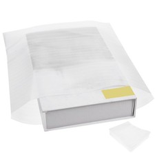 100 Pcs White Anti Static Cushion Pouches Foam Wraps For Fragile Item