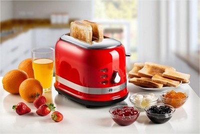 Ariete Moderna 2-Schlitz-Toaster, rot